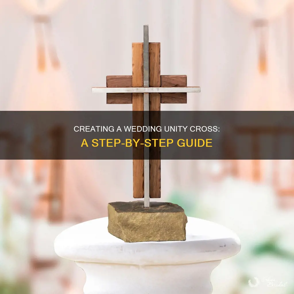 how to make a wedding unity cross