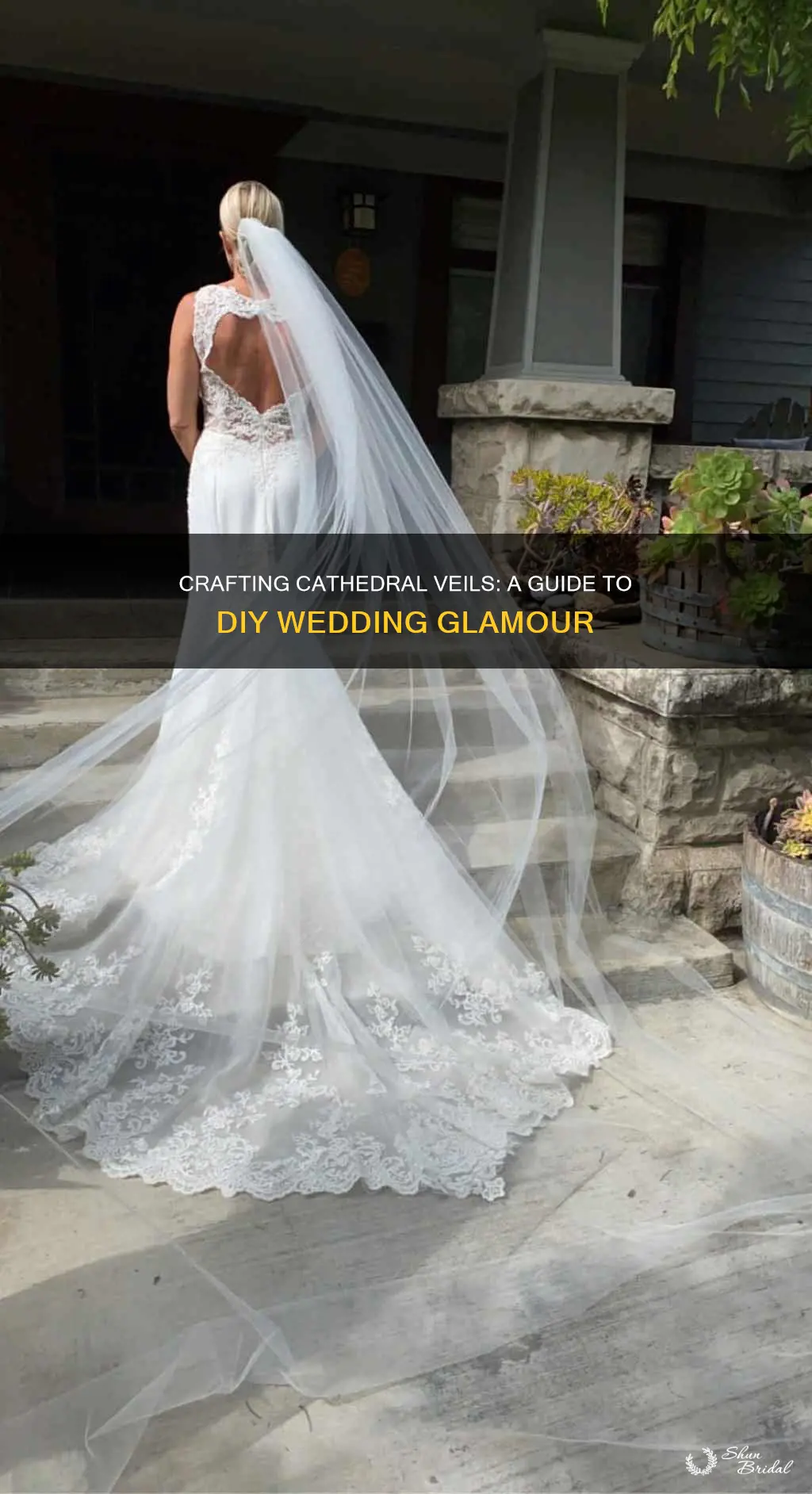 how to make a wedding veil cathedral length