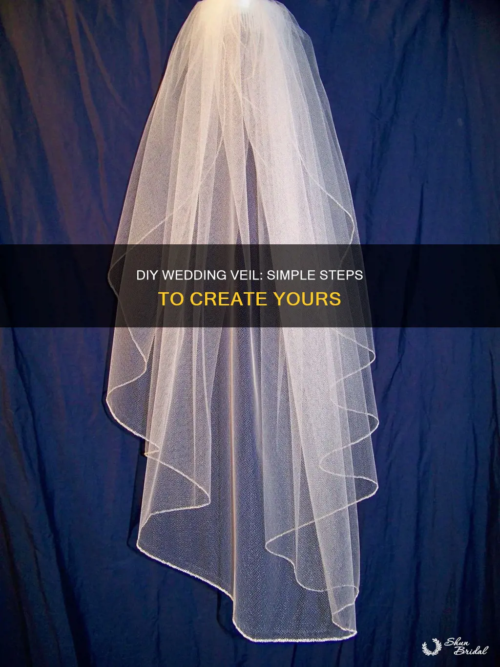 how to make a wedding veil diy