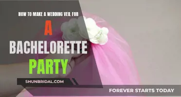 Crafting a Wedding Veil for the Bachelorette Party