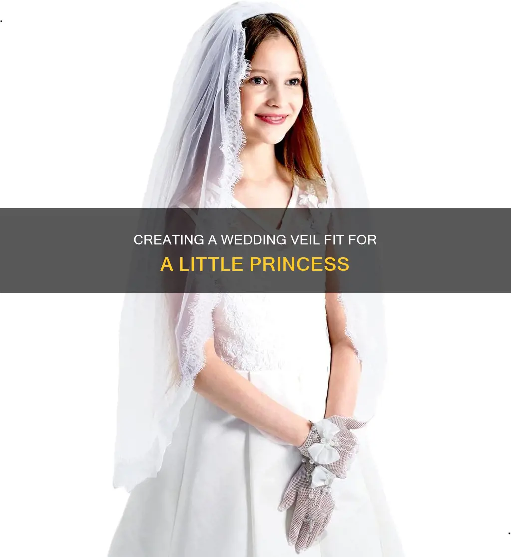 how to make a wedding veil for a child