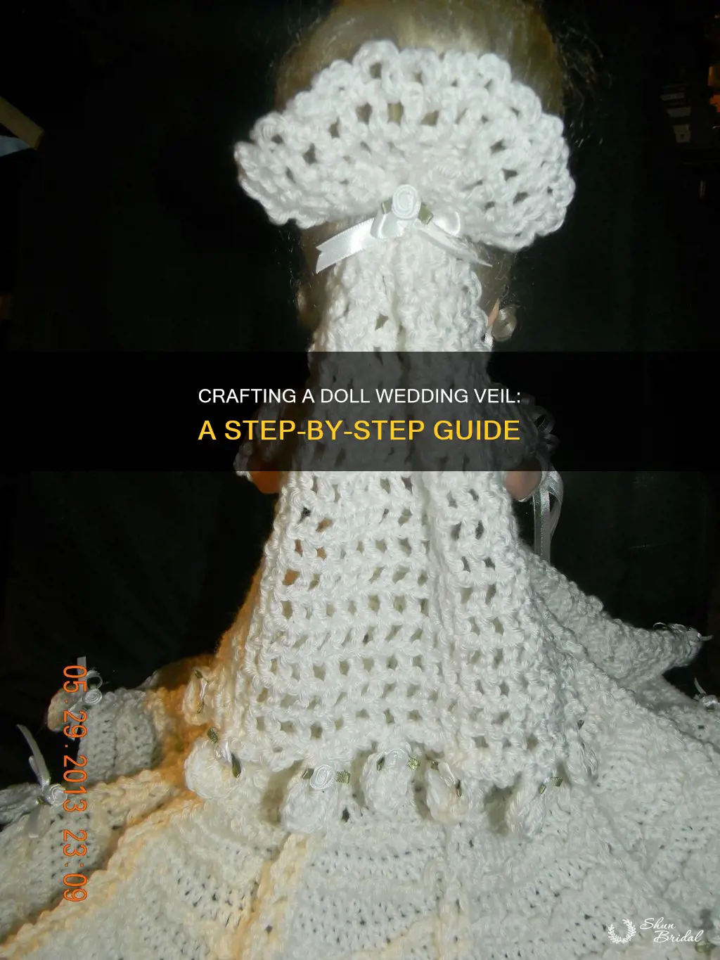 how to make a wedding veil for a doll