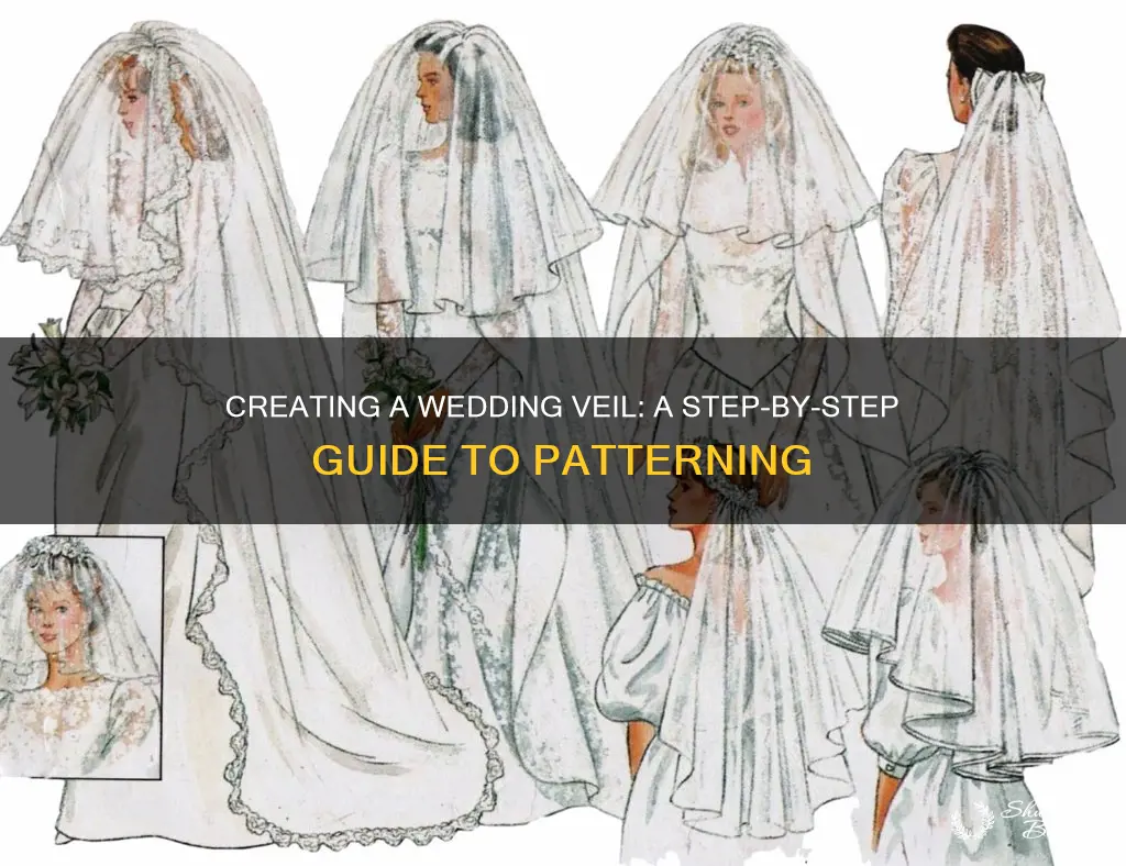 how to make a wedding veil pattern