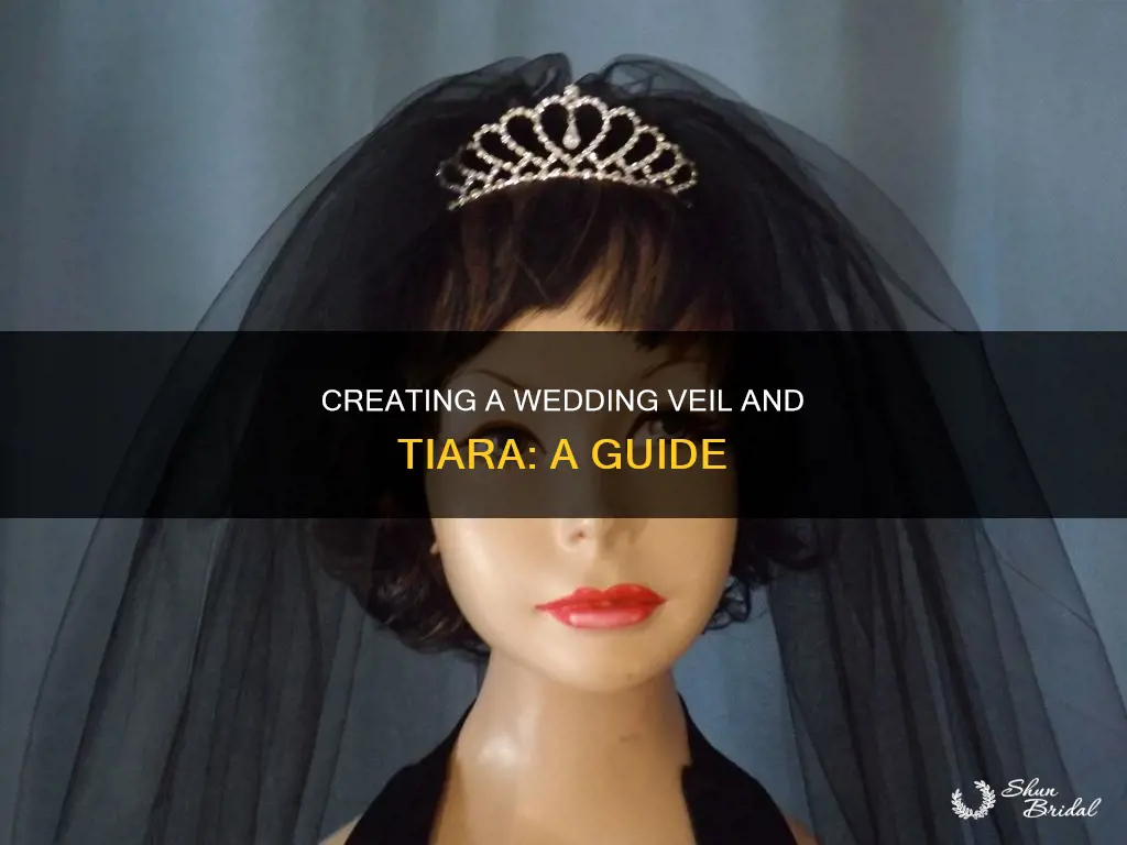 how to make a wedding veil with a tiara