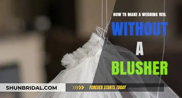 Crafting a Classic Wedding Veil: A Blusher-Free DIY Guide
