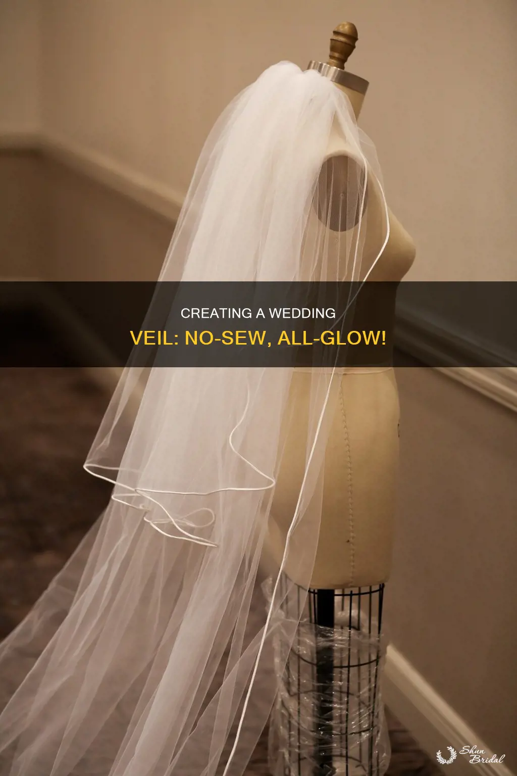 how to make a wedding veil without a sewing machine