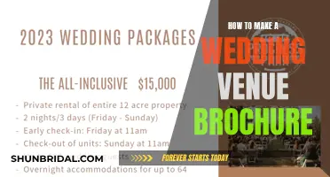 Designing a Wedding Venue Brochure: A Guide to Success