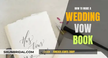 Crafting Your Wedding Vow Book: A Guide to Getting Started