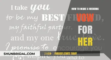 Crafting Heartfelt Wedding Vows: A Guide to Expressing Love for Her
