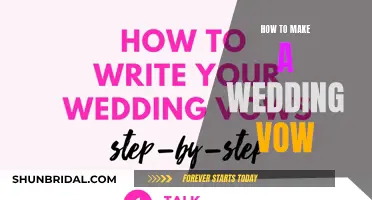 Crafting Your Wedding Vow: A Guide to Writing Your Promise