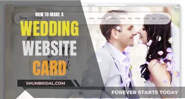 Creating a Wedding Website Card: A Step-by-Step Guide