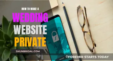 Securing Your Wedding Website: A Private Celebration Guide