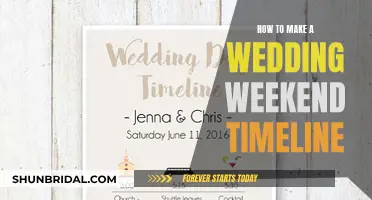 Planning a Wedding Weekend Timeline: A Step-by-Step Guide