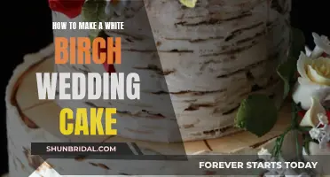 Creating a White Birch Wedding Cake: A Step-by-Step Guide