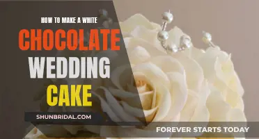 Crafting a Dreamy White Chocolate Wedding Cake