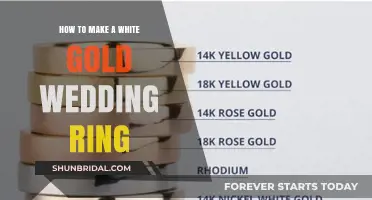 Crafting a White Gold Wedding Ring: A Guide
