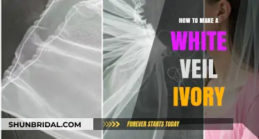 Transforming Your White Veil to Ivory: A Simple DIY Guide