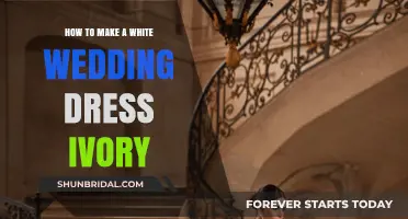 Transforming White Wedding Gowns to Ivory