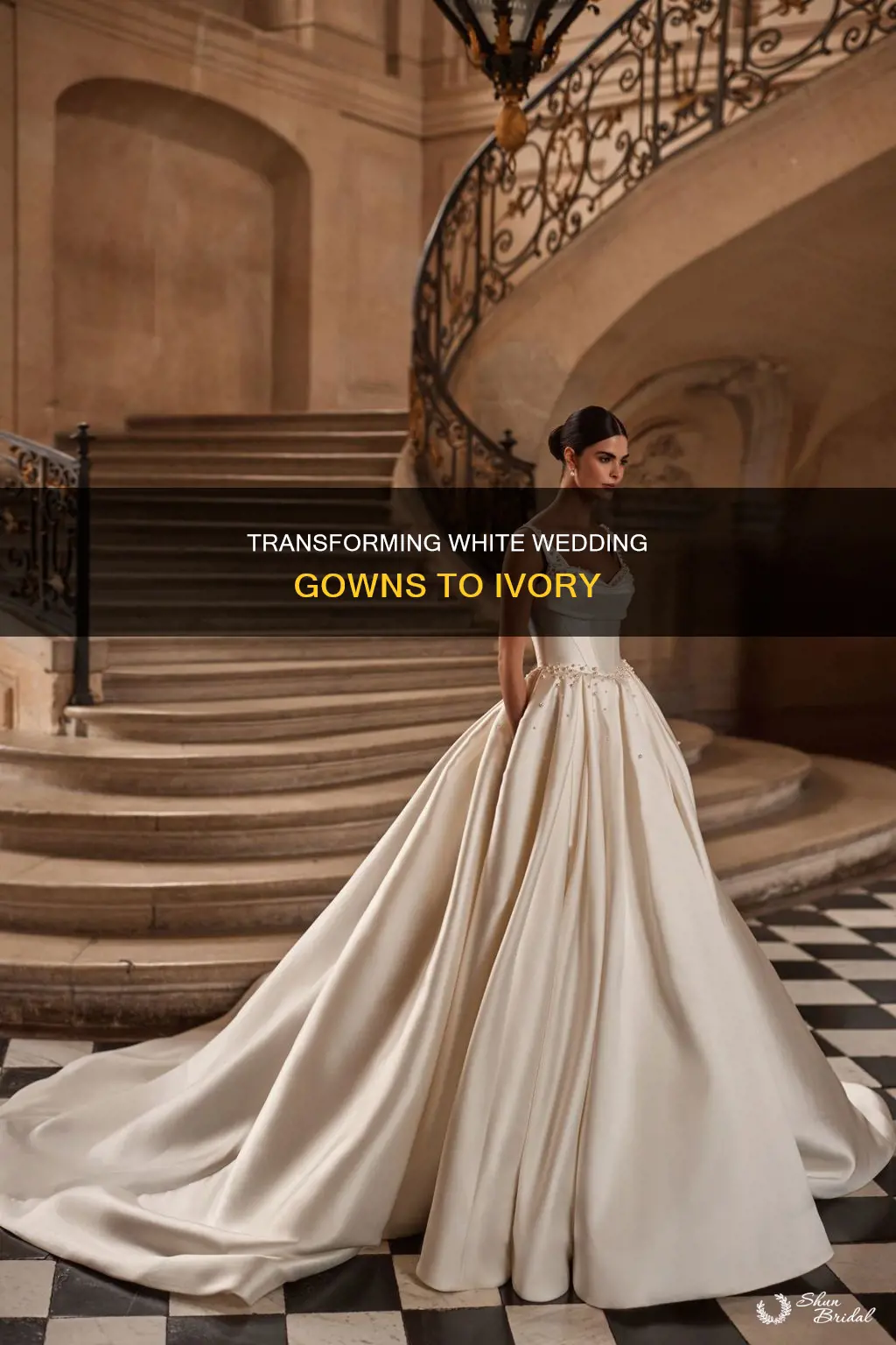 how to make a white wedding dress ivory