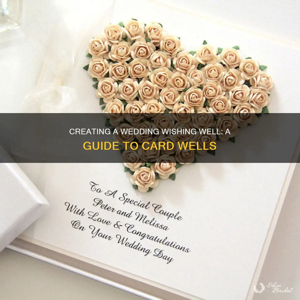 how to make a wishing well for wedding cards