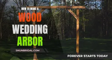 Creating a Wooden Wedding Arbor: A Step-by-Step Guide