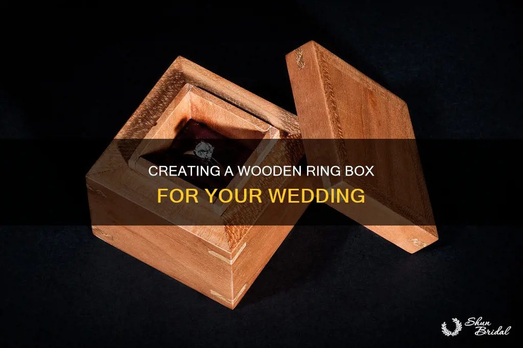 how to make a wooden wedding ring box