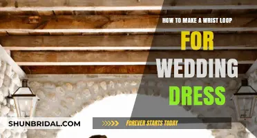 Creating a Wedding Dress Wrist Loop: A Step-by-Step Guide