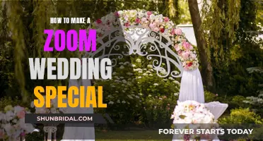 Make Your Zoom Wedding Special and Memorable