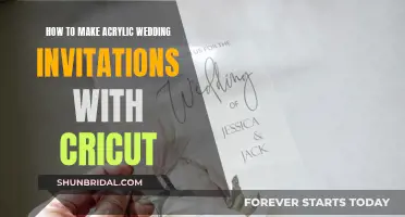 Creating Acrylic Wedding Invites with Cricut: A Step-by-Step Guide