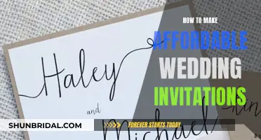 Affordable Wedding Invitations: DIY Guide and Tips