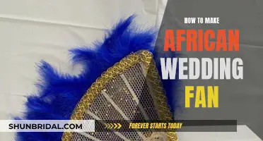 Crafting African Wedding Fans: A Guide to Making Your Own