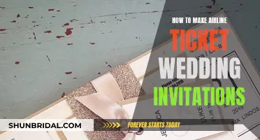 Airline Ticket Wedding Invites: Creative DIY Guide