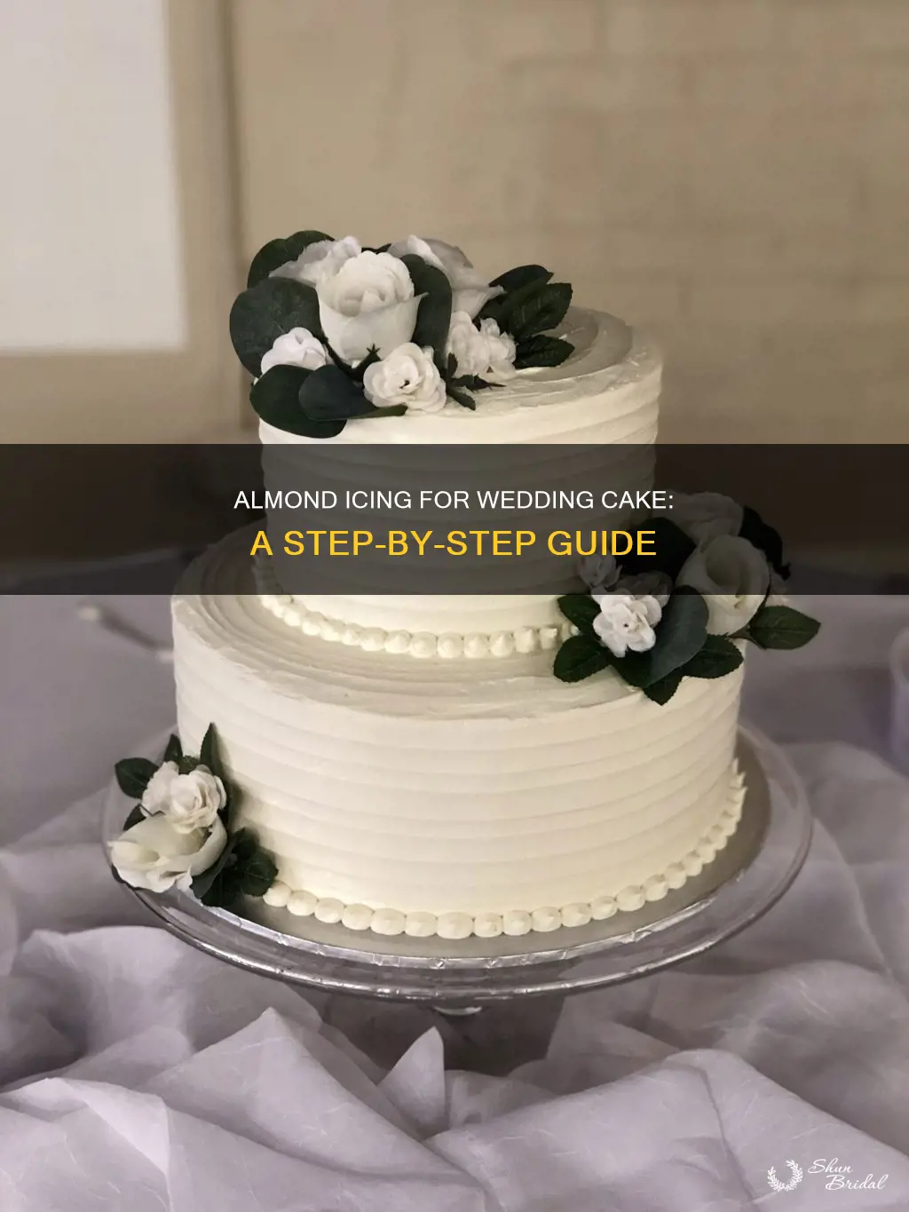 how to make almond icing for a wedding cake