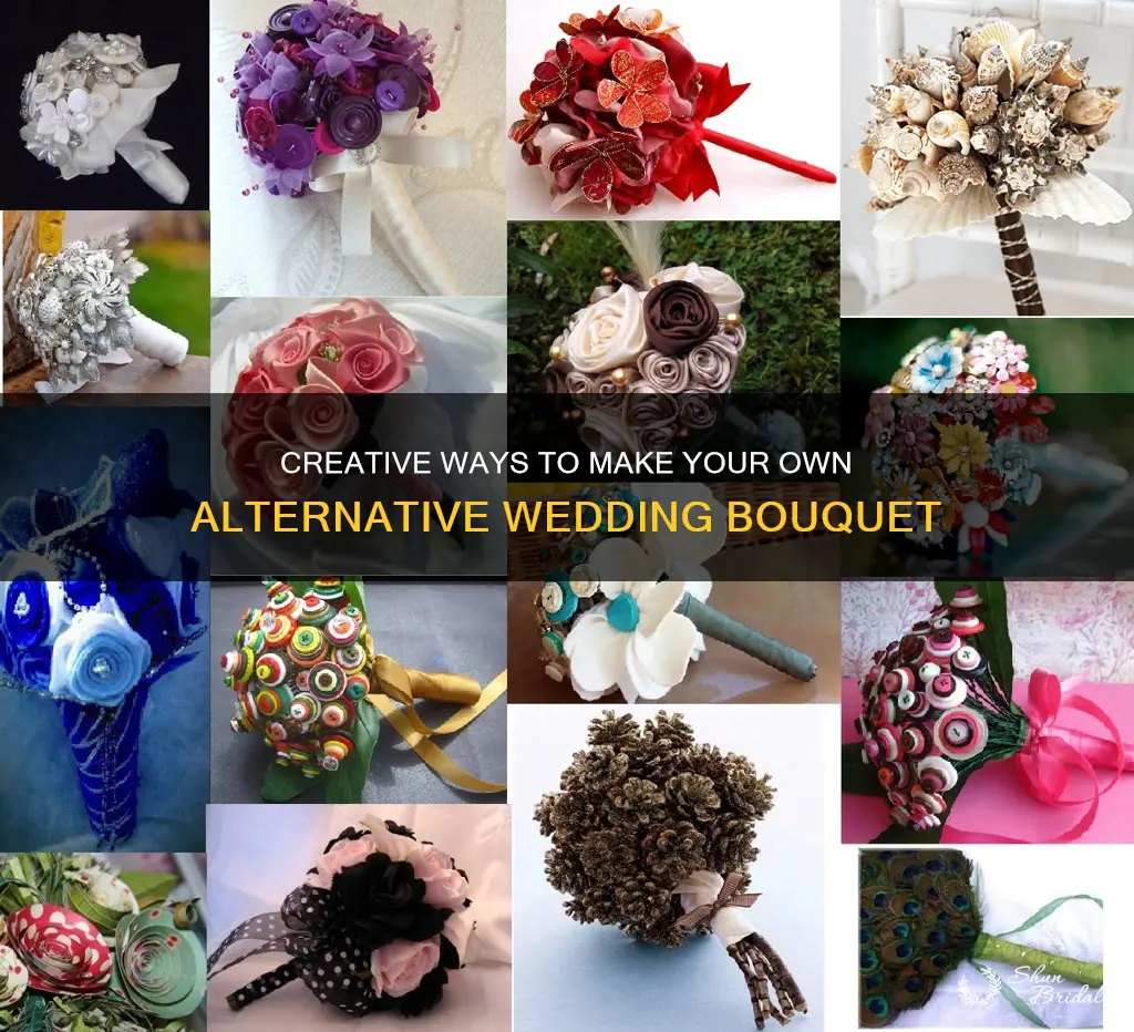 how to make alternative wedding bouquet