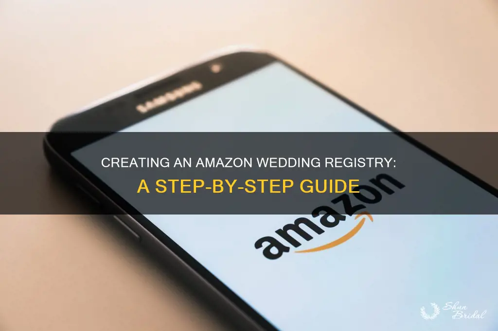 how to make an amazon wedding registry