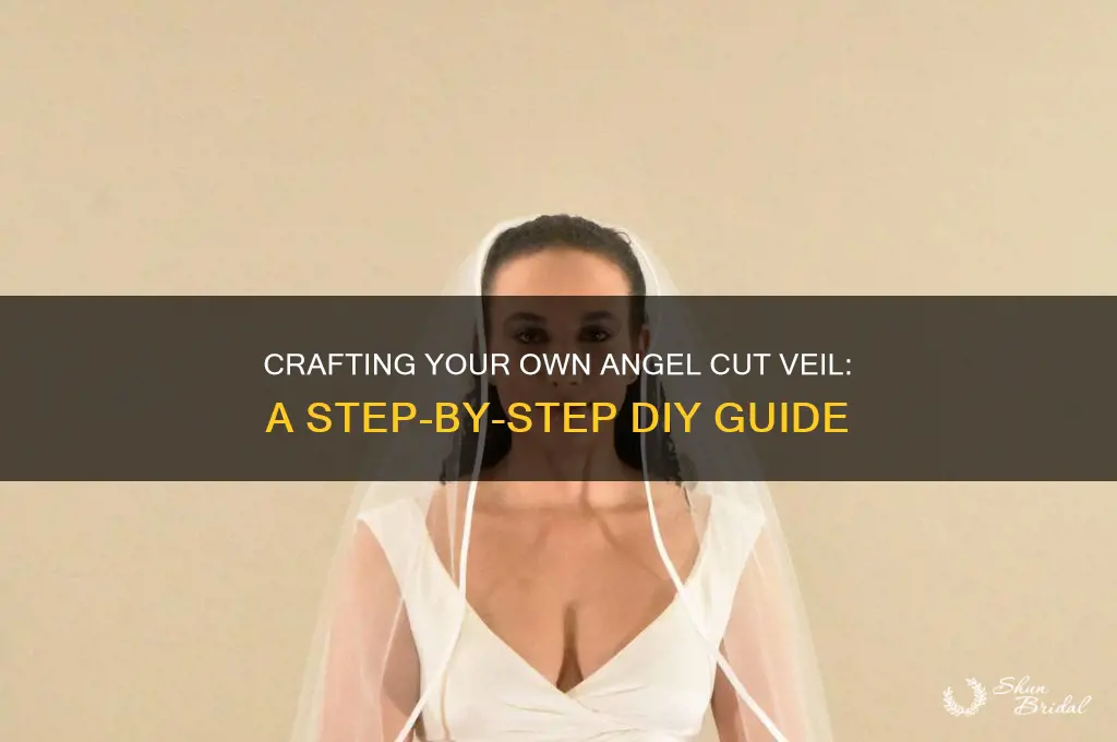 how to make an angel cut veil