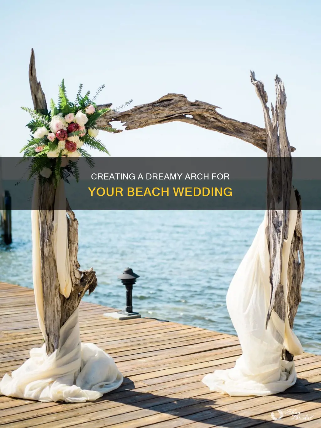 how to make an arch for a beach wedding