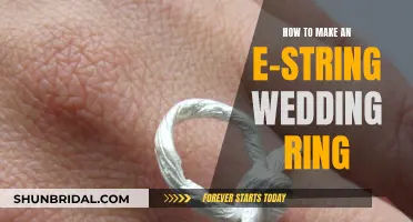 Handcrafting an E-String Wedding Ring: A Unique Guide