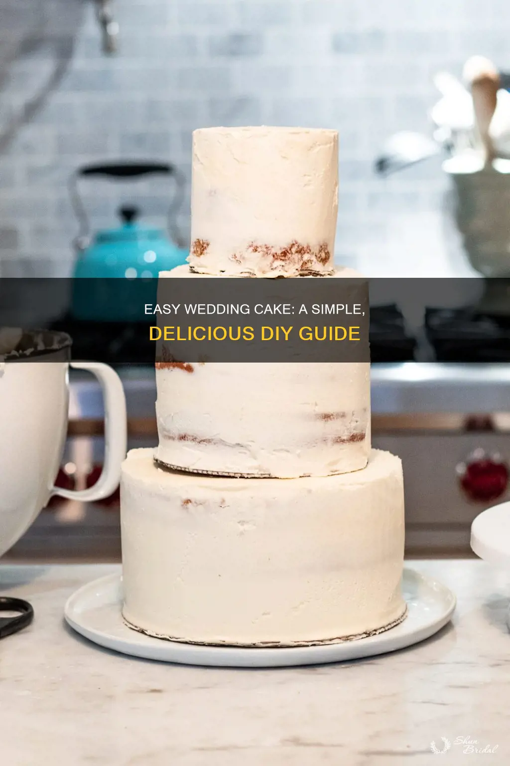 how to make an easy wedding cake