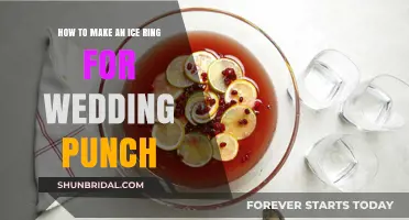 Creative Ice Ring Wedding Punch Ideas