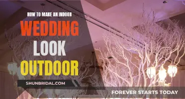 Transforming Indoor Weddings to Look Like Outdoor Ceremonies