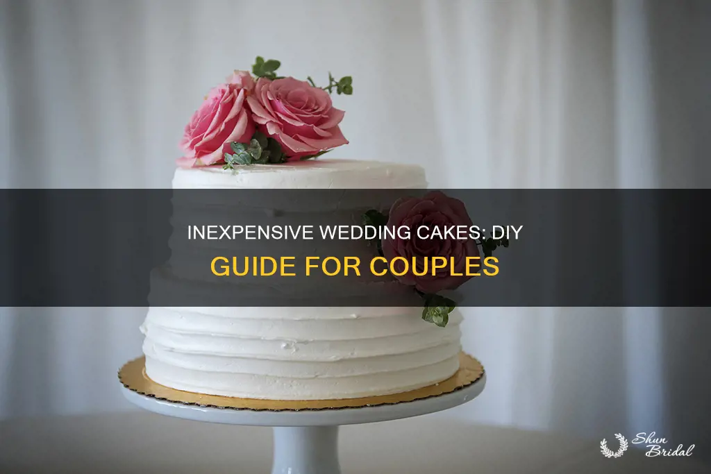 how to make an inexpensive wedding cake