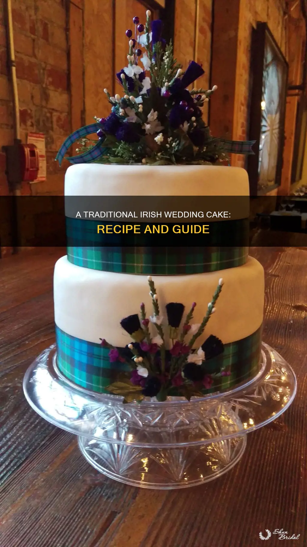 how to make an irish wedding cake