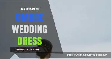 Creating a Magical Ombre Wedding Dress