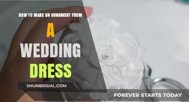 Crafting Heirloom Ornaments from Wedding Dresses