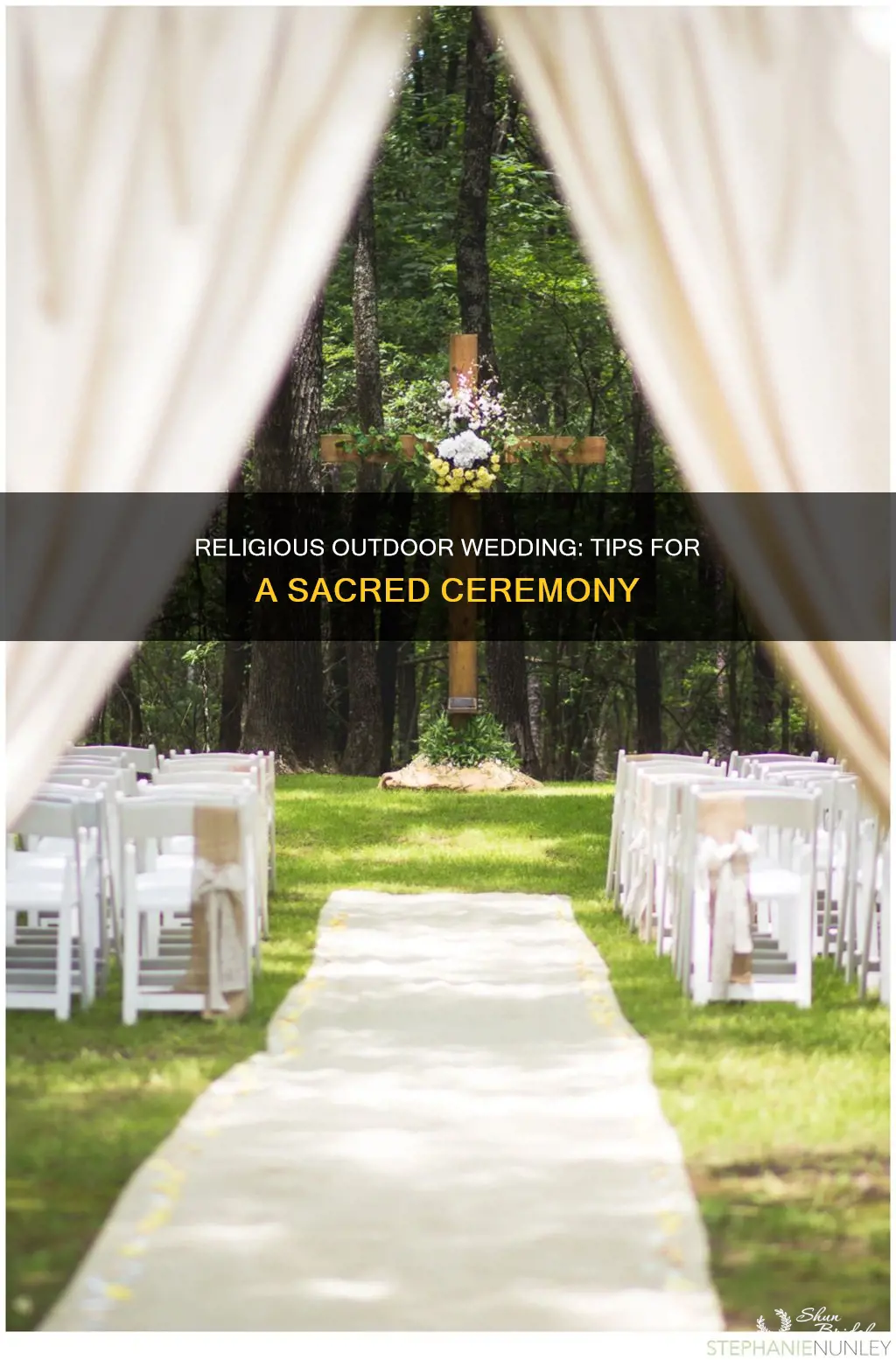 how to make an outdoor wedding religious