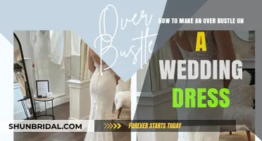 Creating a Wedding Dress Over Bustle: A Step-by-Step Guide