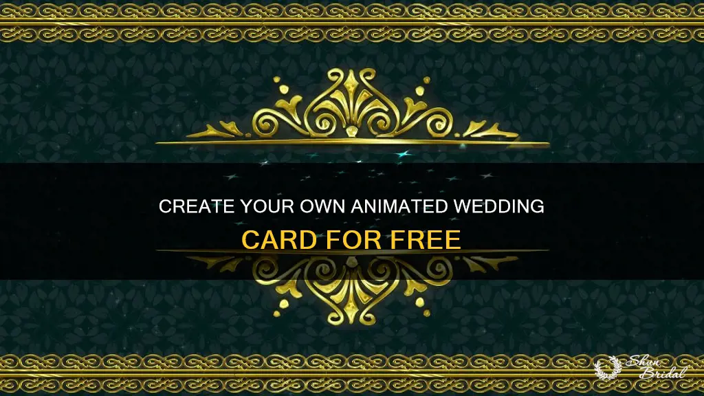 how to make animated wedding card free