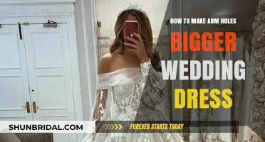 Expanding Arm Holes in Your Wedding Dress: A Simple Guide