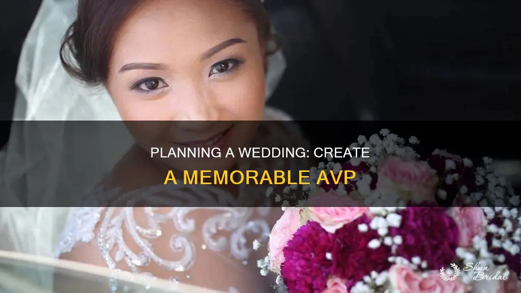 how to make avp for wedding